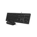 A4TECH KK-3330 Wired Keyboard Mouse Combo - Multimedia FN Keyboard - 1000 DPI - USB - Black 2: Best Keyboard and Mouse Combo