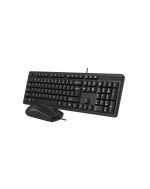 A4TECH KK-3330 Wired Keyboard Mouse Combo - Multimedia FN Keyboard - 1000 DPI - USB - Black 2: Best Keyboard and Mouse Combo