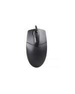 A4tech OP-730D 2x Click Optical Wired Mouse - 1000 DPI - Optical Sensor - Double click Button - 4-Way Wheel - Black