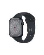 Apple Watch Series 8 41mm Midnight Aluminum Case Sport Band: Apple smart watch