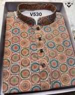 indian sequence punjabi for men Indian Sequence Cotton Punjabi For Men (V530)