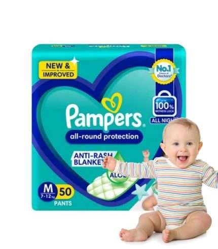 Pampers All round Protection Pants Diapers M 7-12 kg