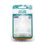 Pur Baby Standard Fast Flow Nipple L 2 Pcs (6 Month Plus)