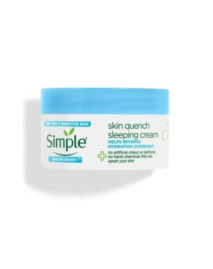 Simple Water Boost Skin Quench Sleeping Cream 50ml