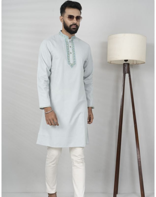 Geyser Blue Men Panjabi: Punjabi collection