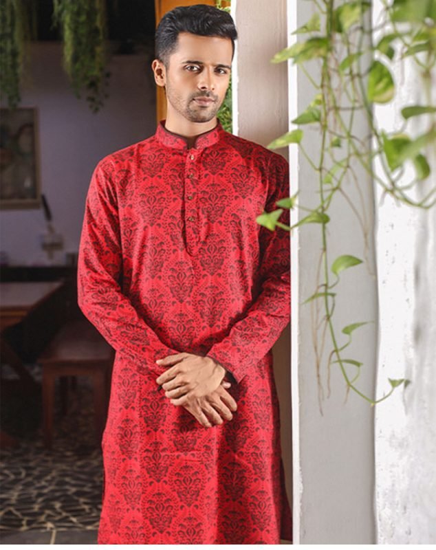 Ruby Elegance Panjabi For man- Trendy Punjabi Outfit Panjabi For man