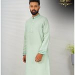 Topaz Blue Men Panjabi:Panjabi Collection