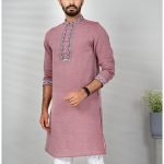 Viola Pink Men Panjabi: Panjabi Collection