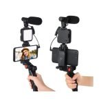 Buy Vlogger Kits with Microphone and LED Light AY-49