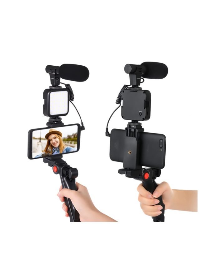 Buy Vlogger Kits with Microphone and LED Light AY-49