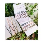 Elegant Triangle Hair Clip Set 3 Pcs - Golden & Silver Hair Clip
