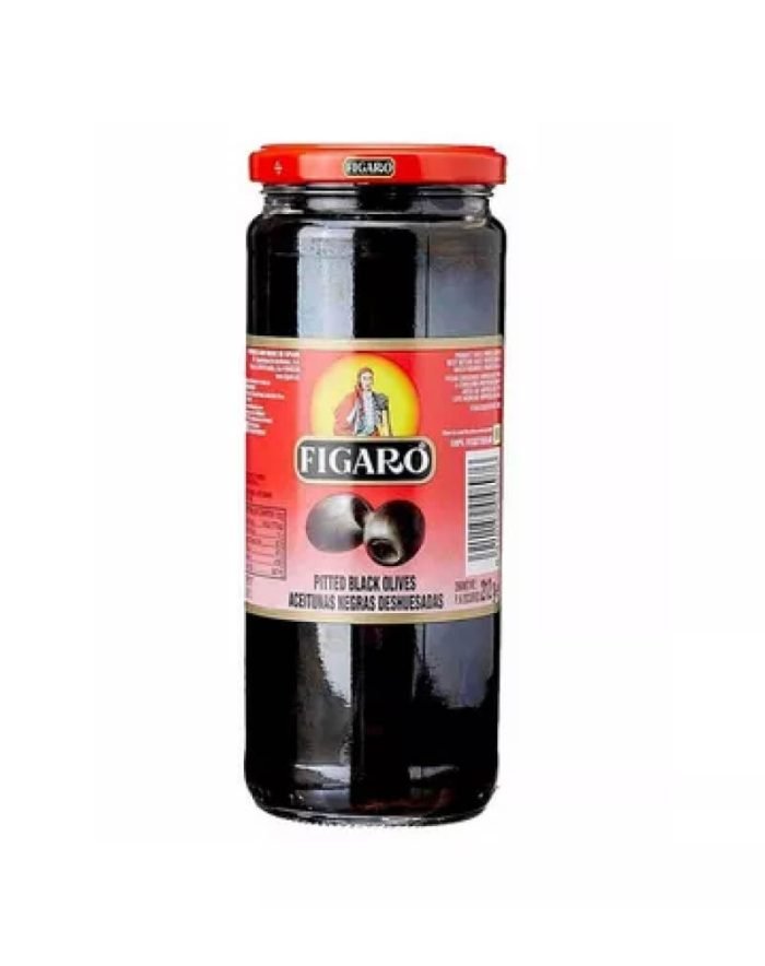 Figaro Pitted Black Olive 340gm