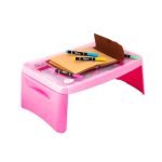 Folding Baby Reading Writing Desk with Storage Portable Laptop Table