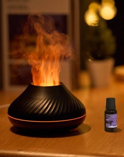 Volcanic Flame Aroma Diffuser Essential Oil Lamp Air Humidifier Price In Bangladesh