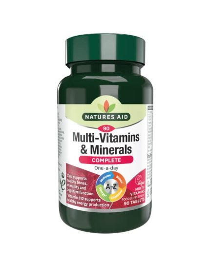 Natures Aid Multivitamins and Minerals 90 Tablets UK