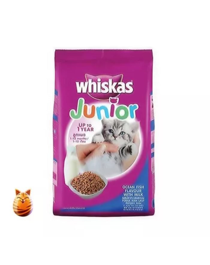 Whiskas Cat Food Junior Ocean Fish With Milk Kitten