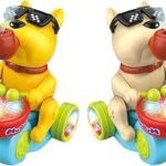 Buy Drumming Dog Musical Train Kids Toys - Early Educational Drum Toys, Spraying Musical Drumming Dog, Electric Musical Dog Toy for Fun, Kids, Girls, Boys