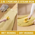 Powerful Mini Dry Iron with Spray – Portable Handheld Iron for Travel & Home Use - Image 5