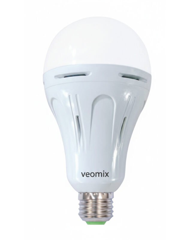 Veomix 15W AC/DC LED Bulb for load shedding and emergency lighting